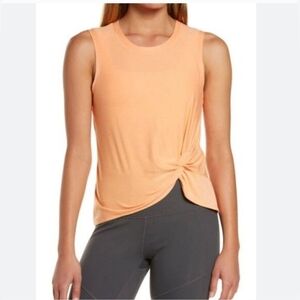 Beyond Yoga Peachy OrangeTwist Tank Top